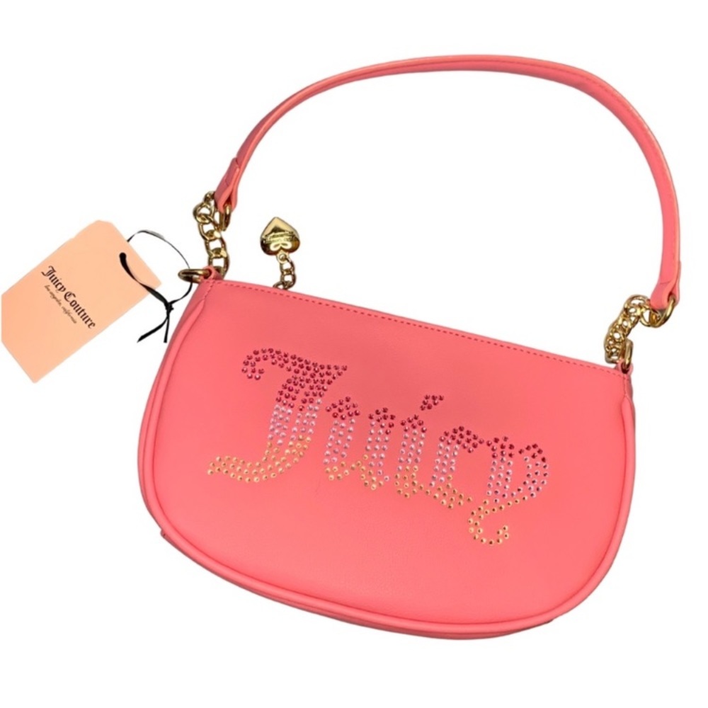 ⛔️SOLD⛔️NWT Juicy Couture Be Classic II Shoulder Bag in Pink Lemonade. - Picture 3 of 6